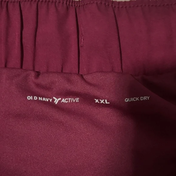 Old Navy Maroon Athletic Shorts - Picture 2 of 2